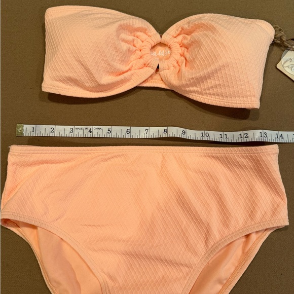 Cabana Del Sol Peach Bikini - Size Medium - NWT - Picture 4 of 9